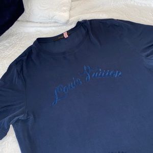 Louis vuitton navy blue tshirt